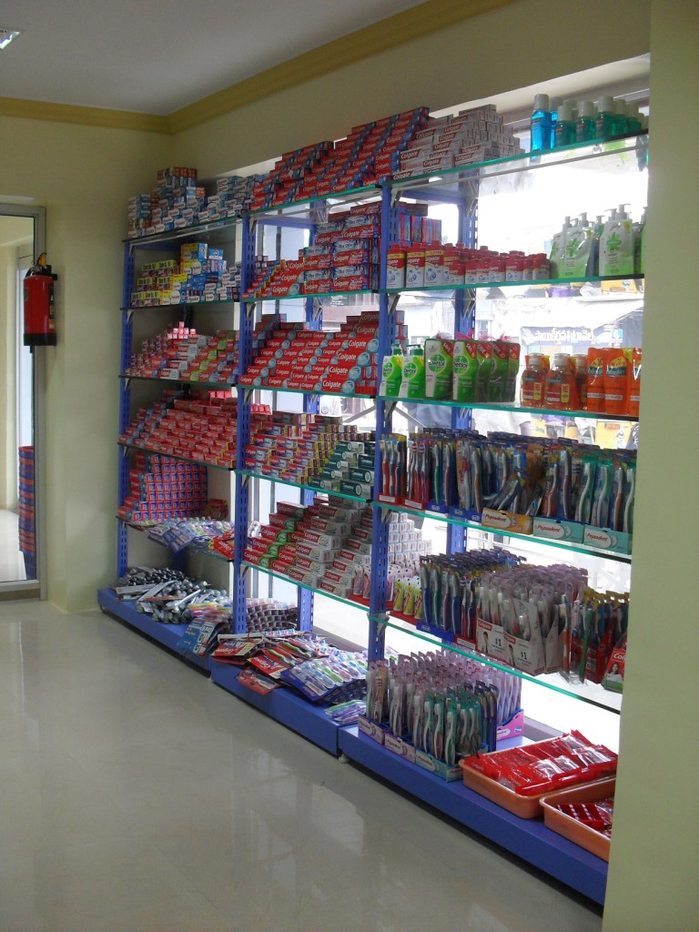 Pharmacy rack setup